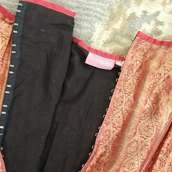 Morning Star lurex brocade bustier - Picture 3 of 5